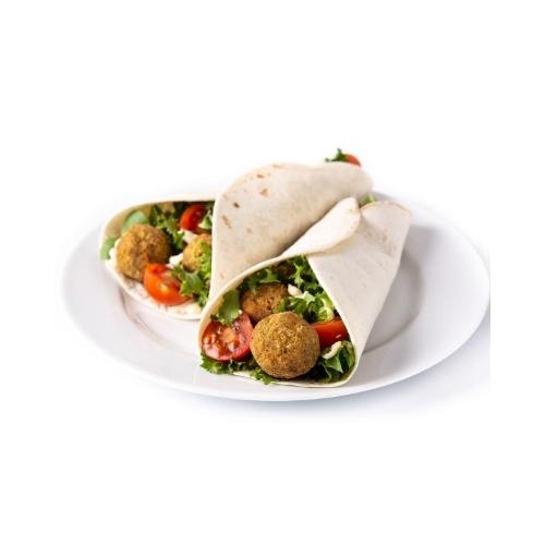 Falafel and Hummus Wrap