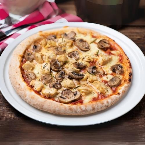 Chicken and Mushroom Pizza
