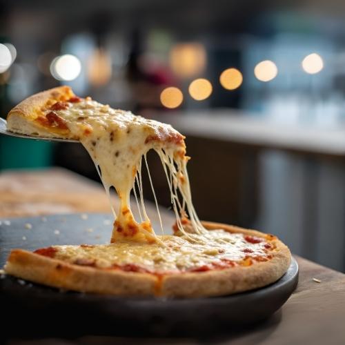 Garlic Pizza with Cheese