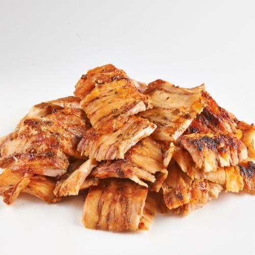 Portion of Chicken Doner Meat